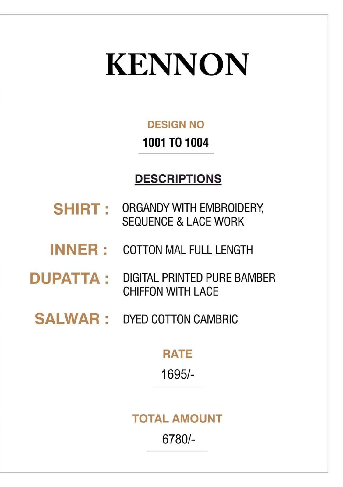 KENNON VOL 2 BY IRIKA 1001 To 1004 Series Stylish Beautiful Colourful Organza Dresses At Wholesale Price